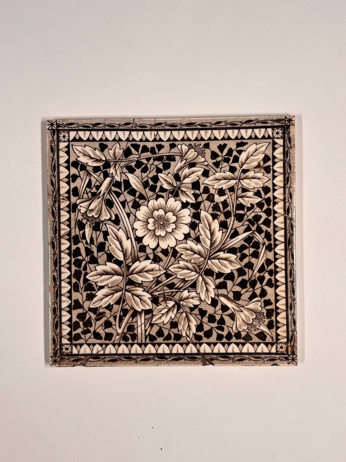 Antique Minton Ceramic Tiles Set of 5 | The Architectural Forum