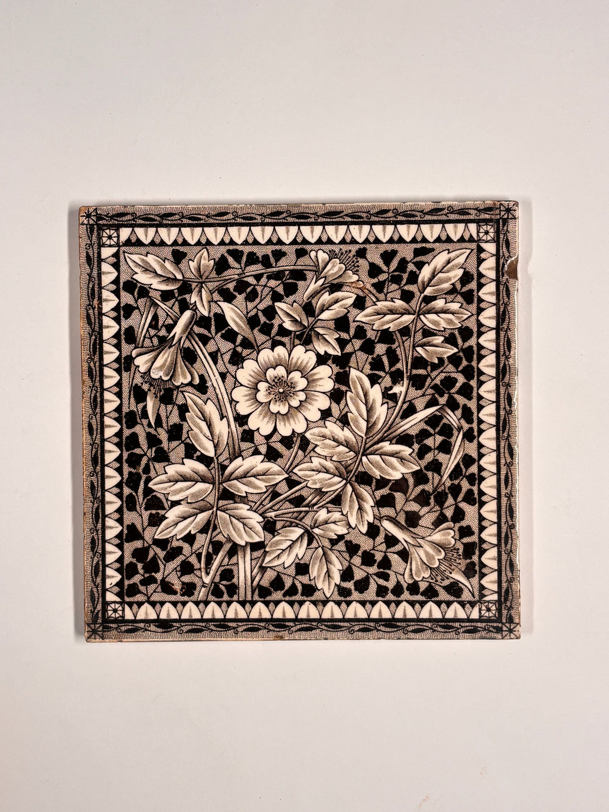 Antique Minton Ceramic Tiles Set of 5 | The Architectural Forum