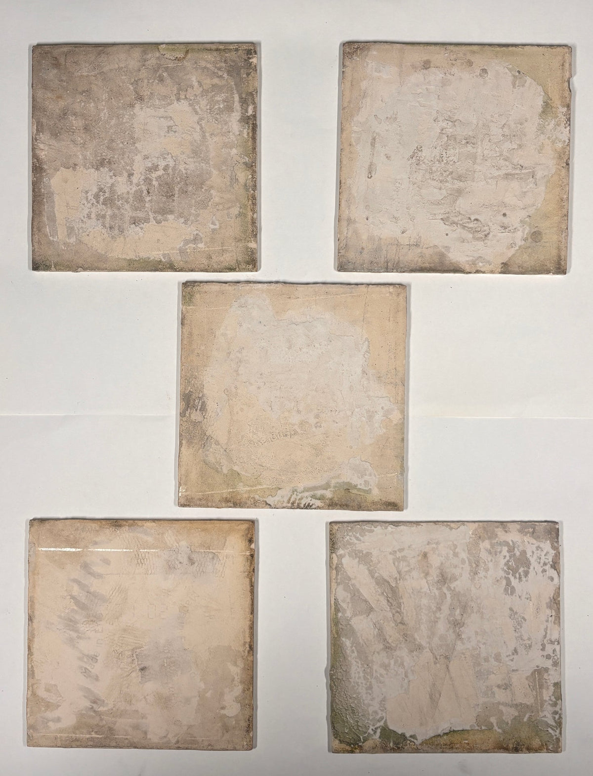 Antique Style Victorian Ceramic Tiles Set of 5 | The Architectural Forum