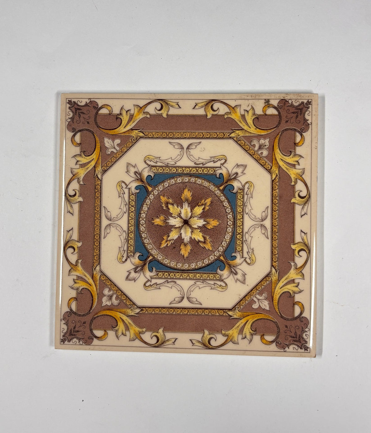 Baroque- style Decorative Tiles Set of 5 | The Architectural Forum