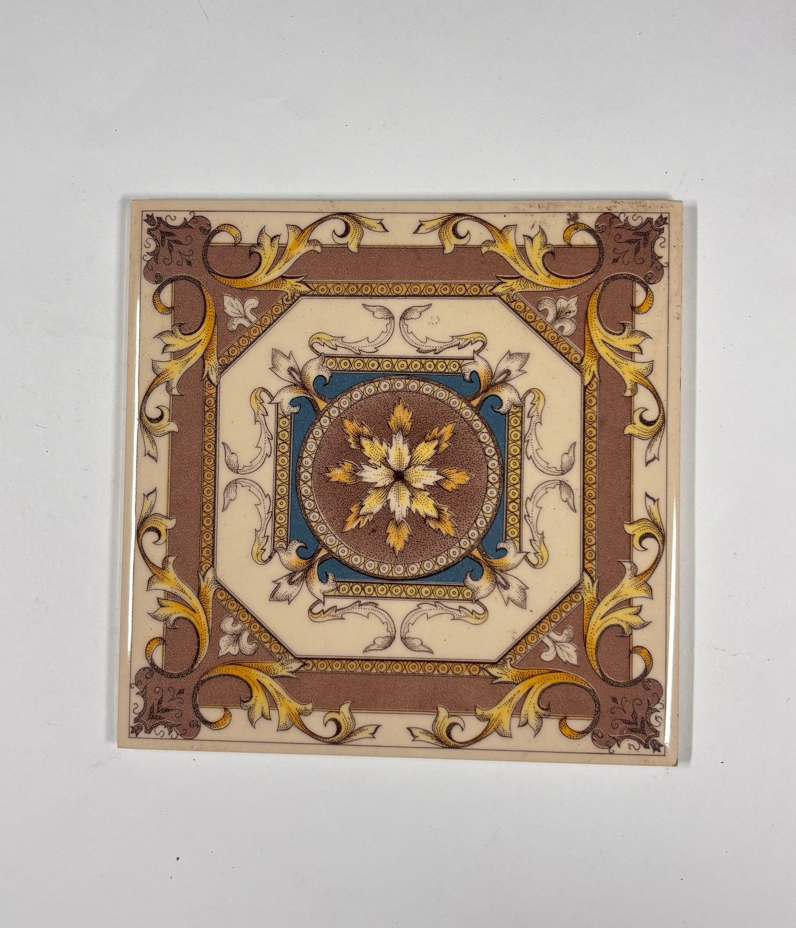 Baroque- style Decorative Tiles Set of 5 | The Architectural Forum