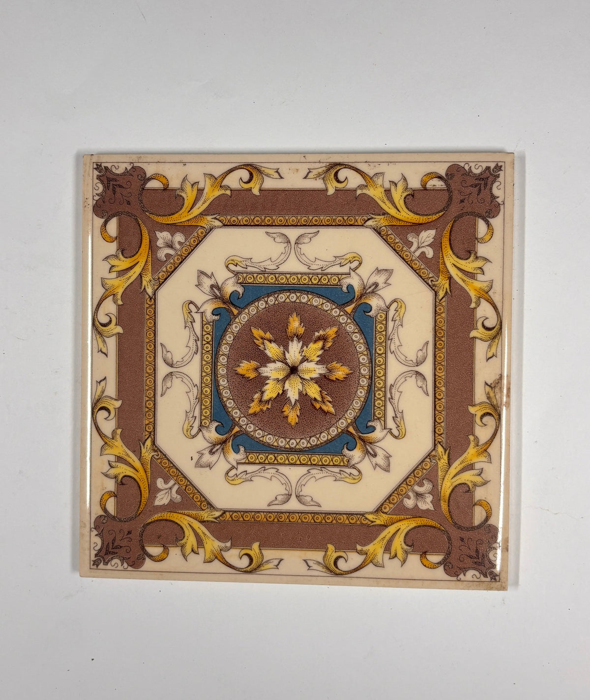 Baroque- style Decorative Tiles Set of 5 | The Architectural Forum