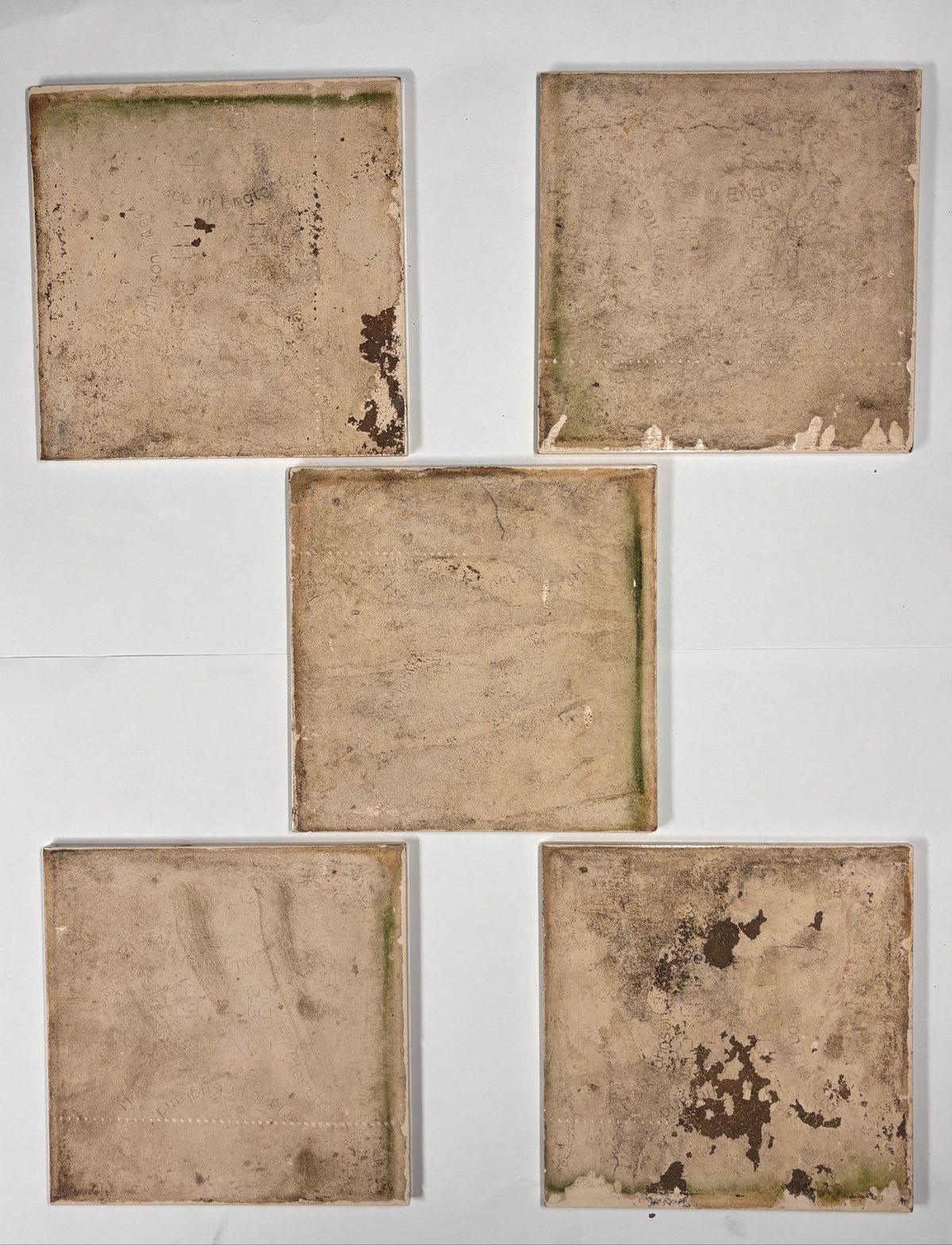 Baroque- style Decorative Tiles Set of 5 | The Architectural Forum
