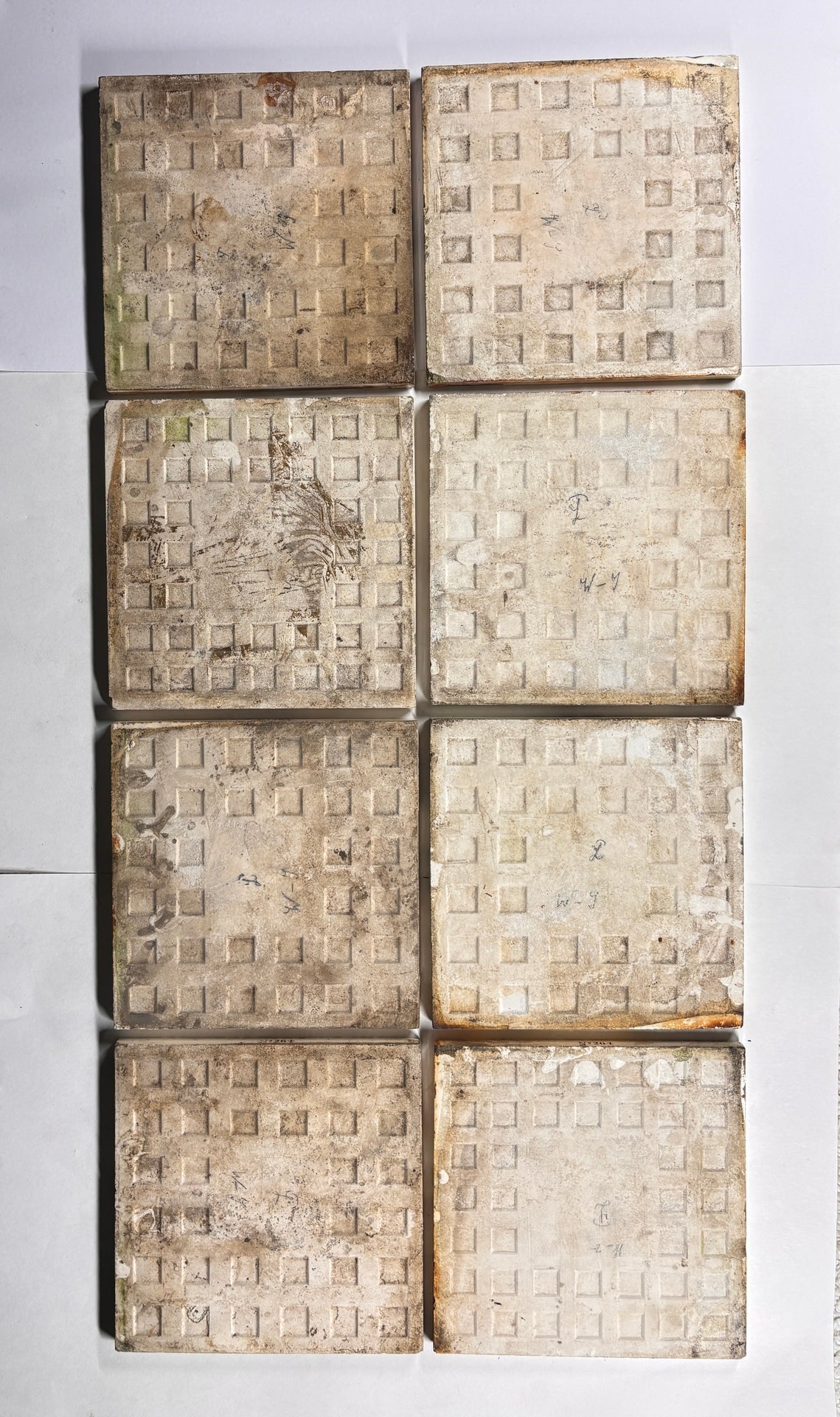 Floral Victorian Style Tiles Set of 8 | The Architectural Forum