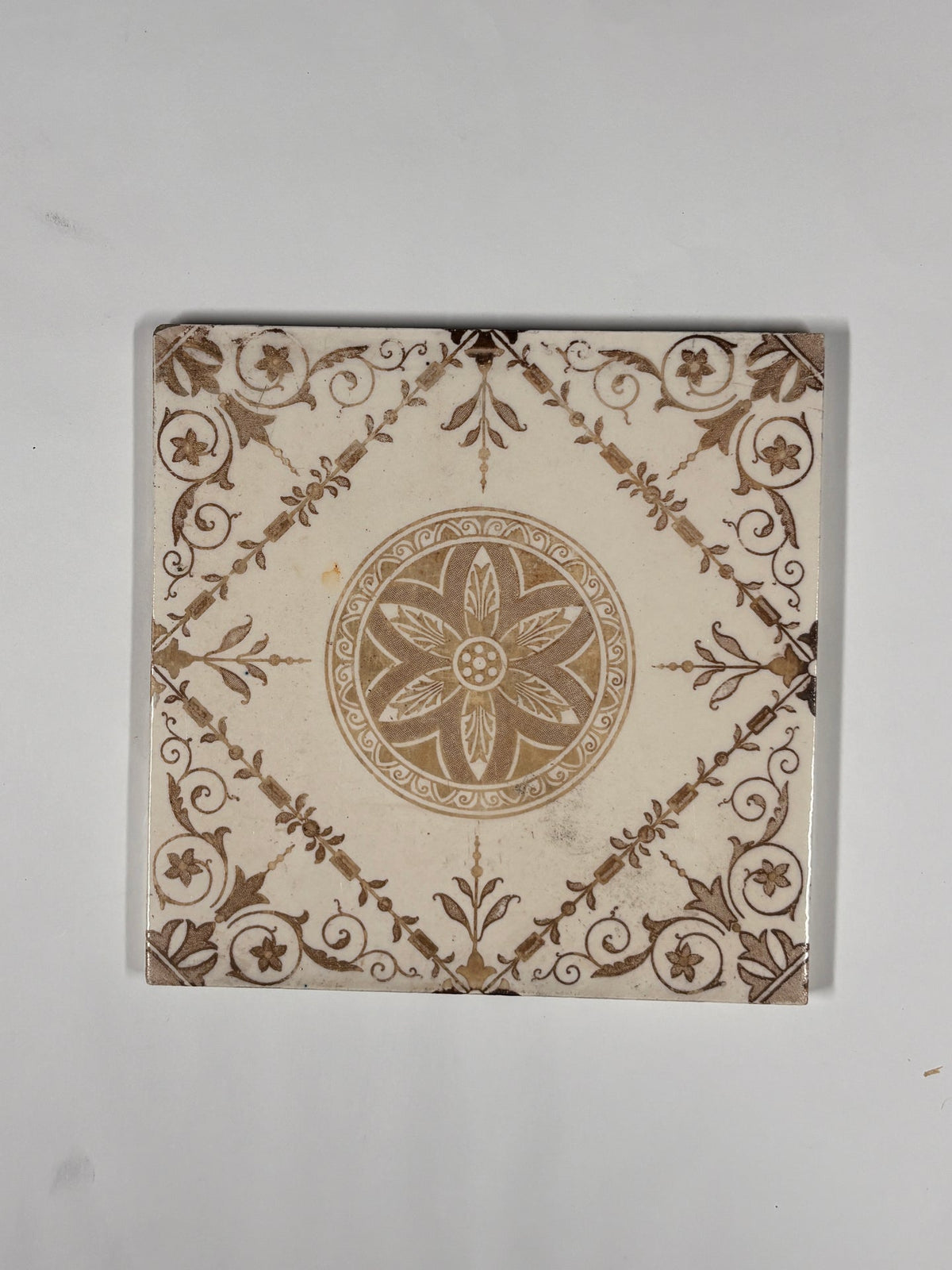 Floral Victorian Style Tiles Set of 8 | The Architectural Forum