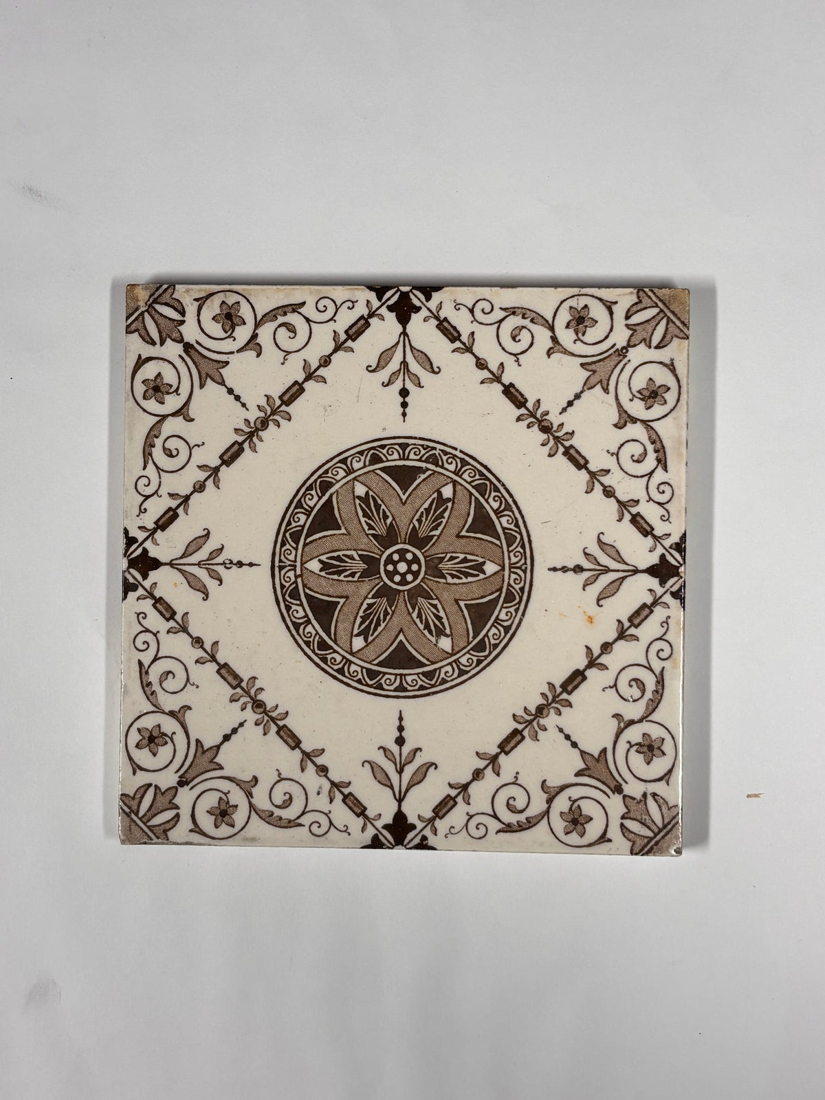 Floral Victorian Style Tiles Set of 8 | The Architectural Forum