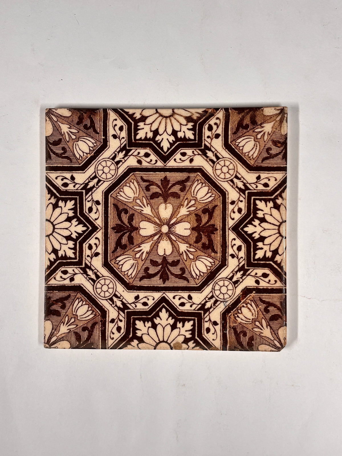 Heritage Geometric Ceramic Tiles Set of 4 | The Architectural Forum