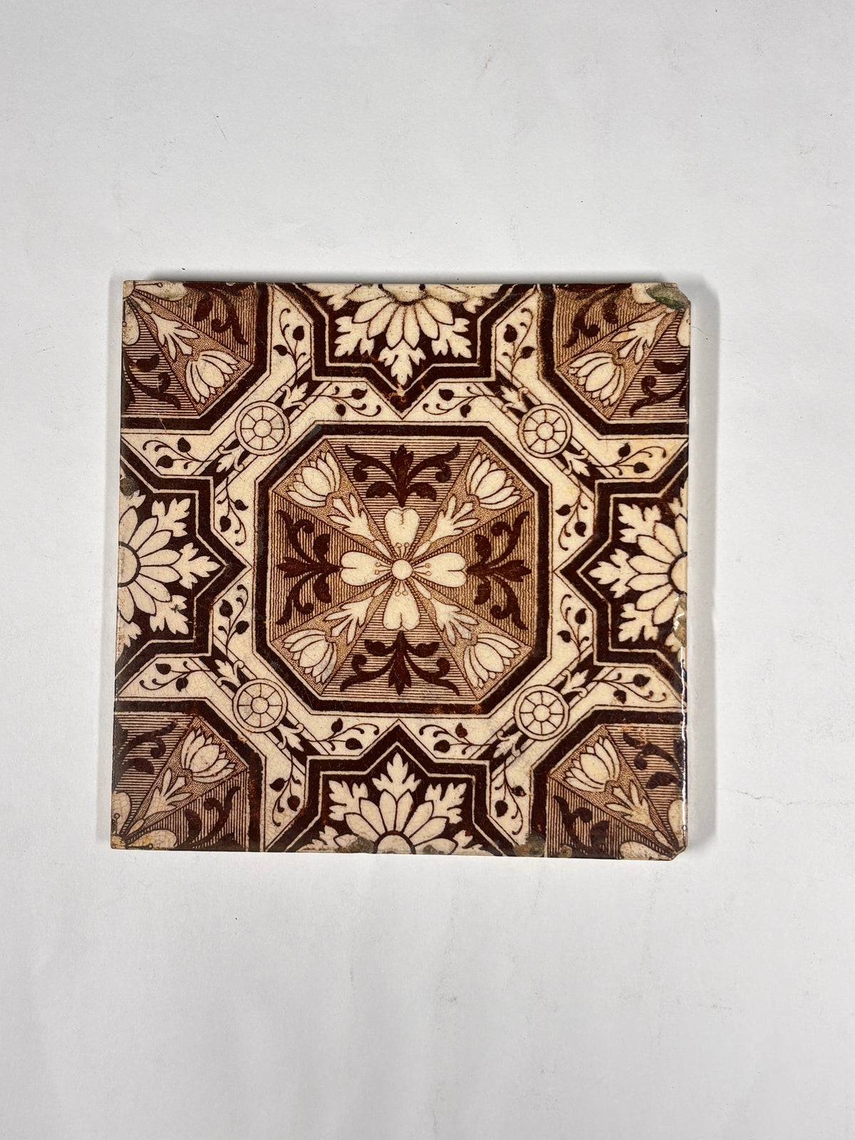 Heritage Geometric Ceramic Tiles Set of 4 | The Architectural Forum