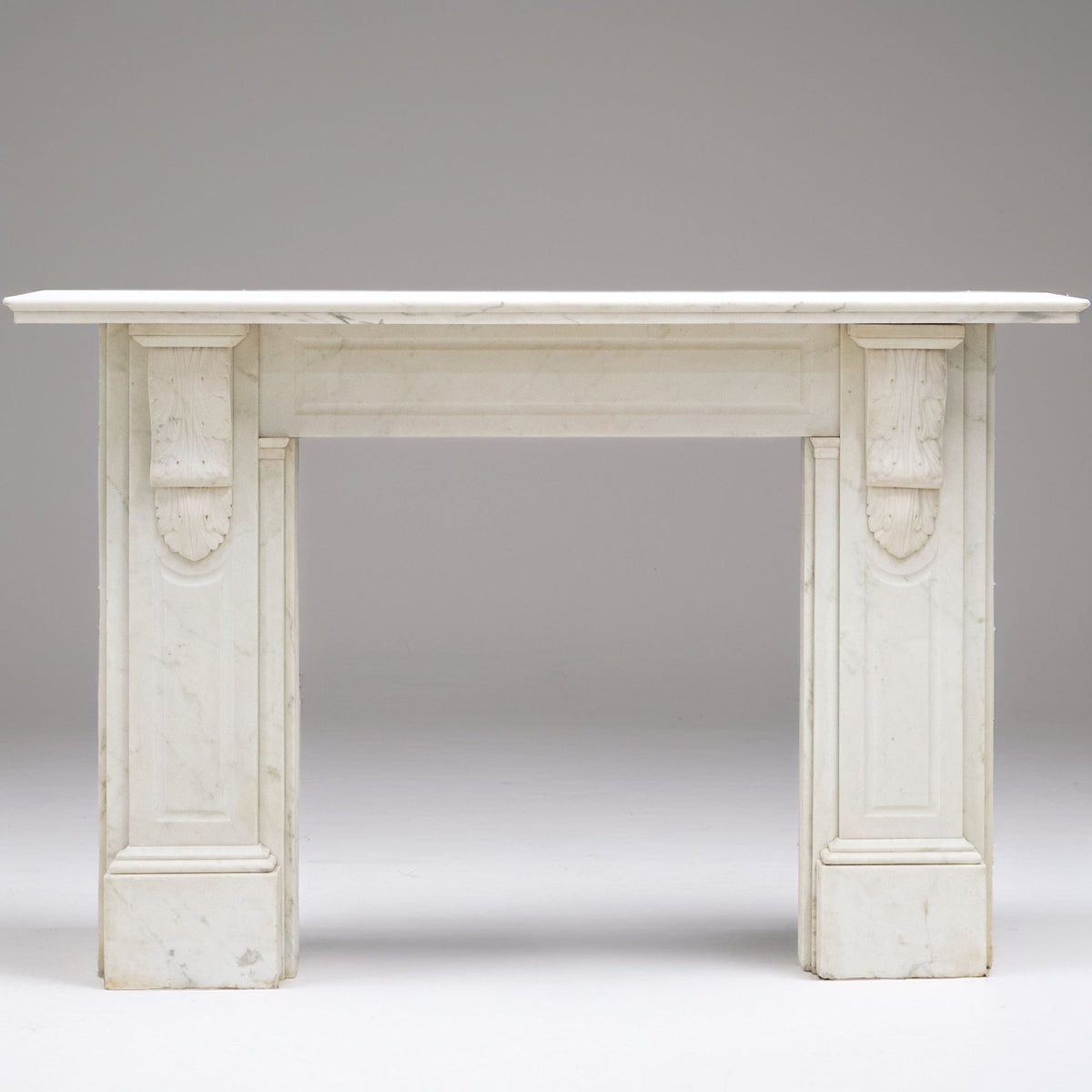 Antique Victorian Statuary Marble Carved Corbel Chimneypiece | The Architectural Forum