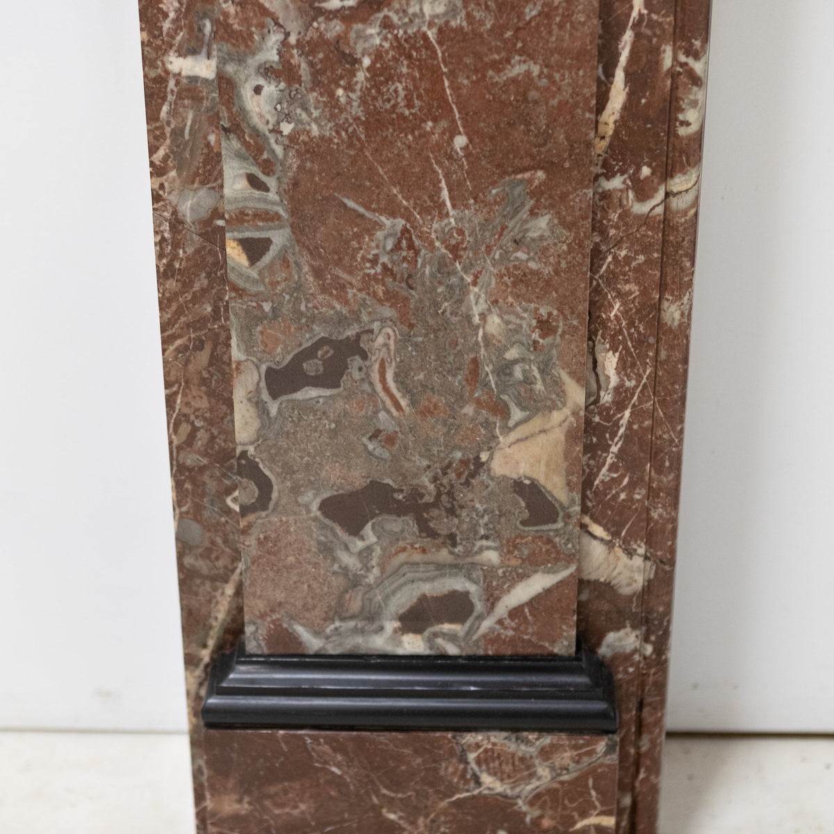 Large Antique Rouge Royal Marble Fireplace Surround | The Architectural Forum