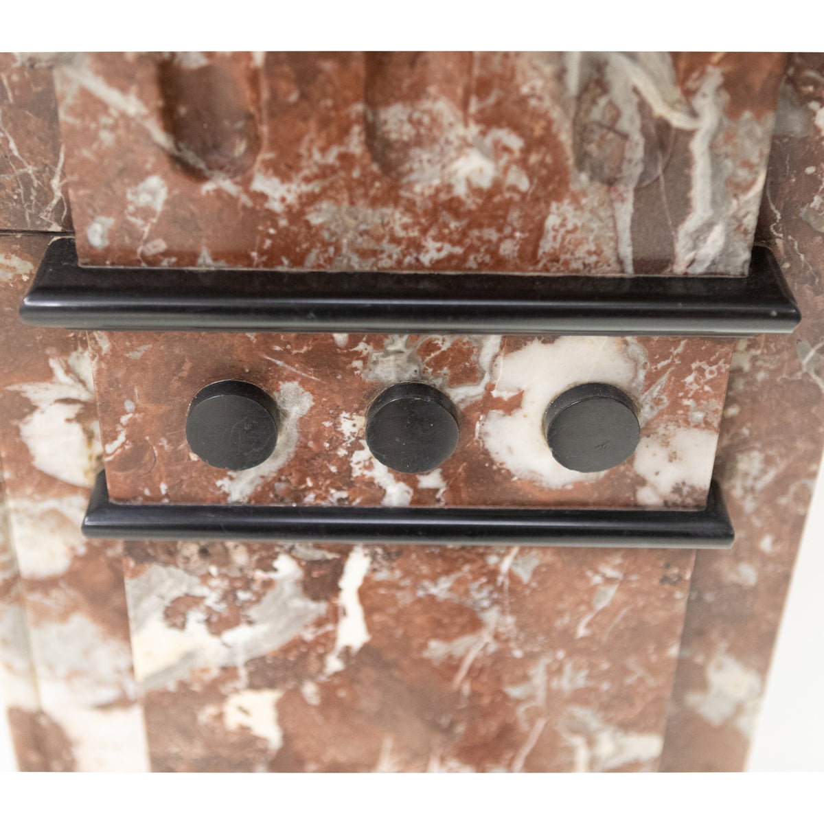 Large Antique Rouge Royal Marble Fireplace Surround | The Architectural Forum