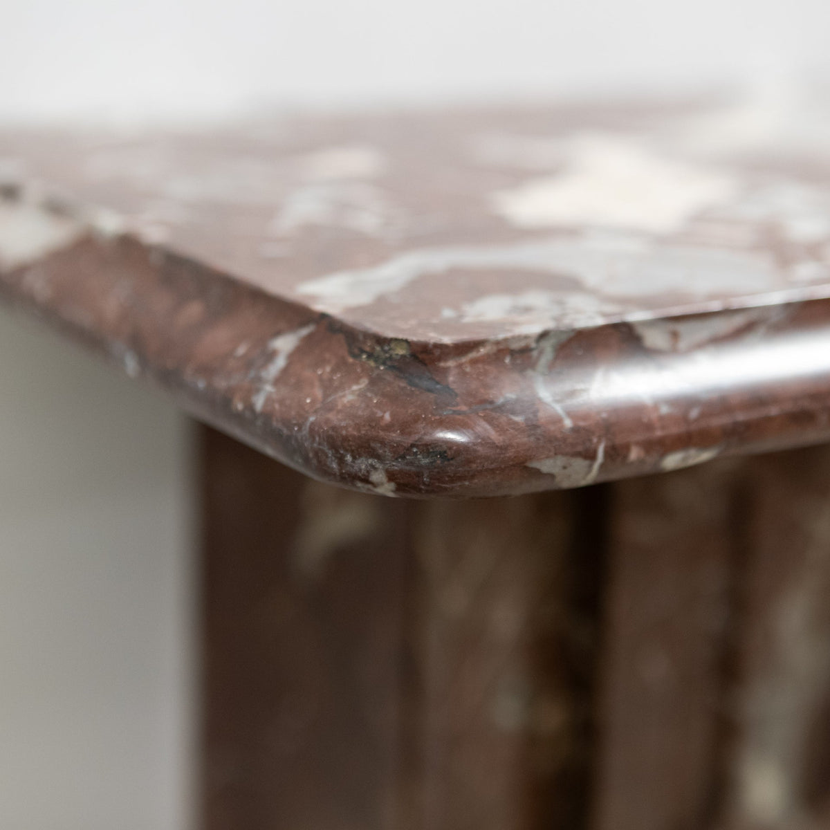 Large Antique Rouge Royal Marble Fireplace Surround | The Architectural Forum