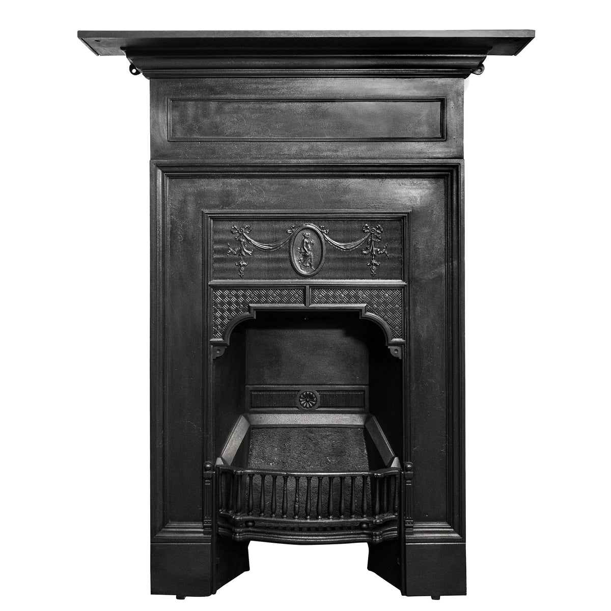 Antique Cast Iron Combination Fireplace | The Architectural Forum