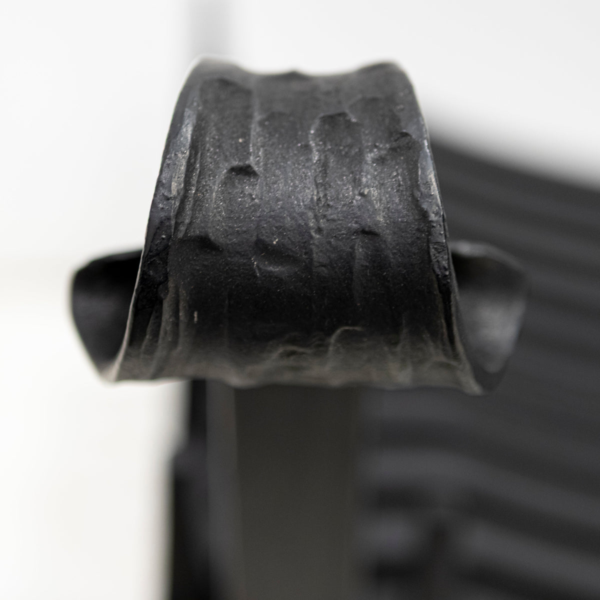 Antique Iron Swans Nest Fire Dogs &amp; Basket Set