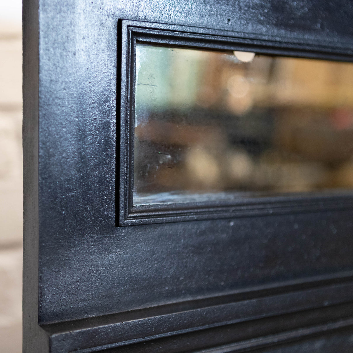 Antique Mirrored Cast Iron Combination Fireplace | The Architectural Forum