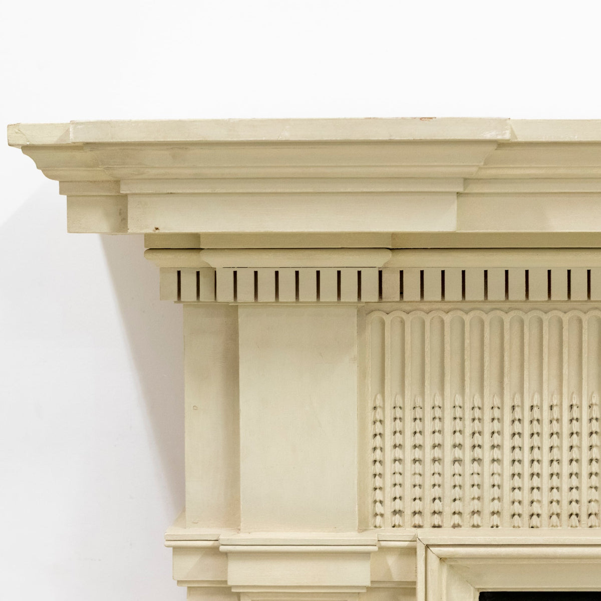 Large Reclaimed Regency Style Wooden Surround with Slate Slips | The Architectural Forum