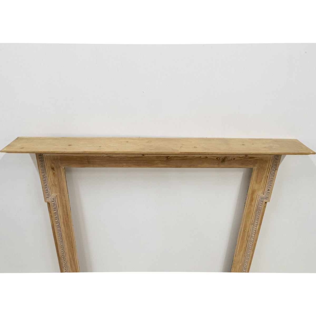 Antique Georgian Pine Fireplace Surround with Gesso Details | The Architectural Forum