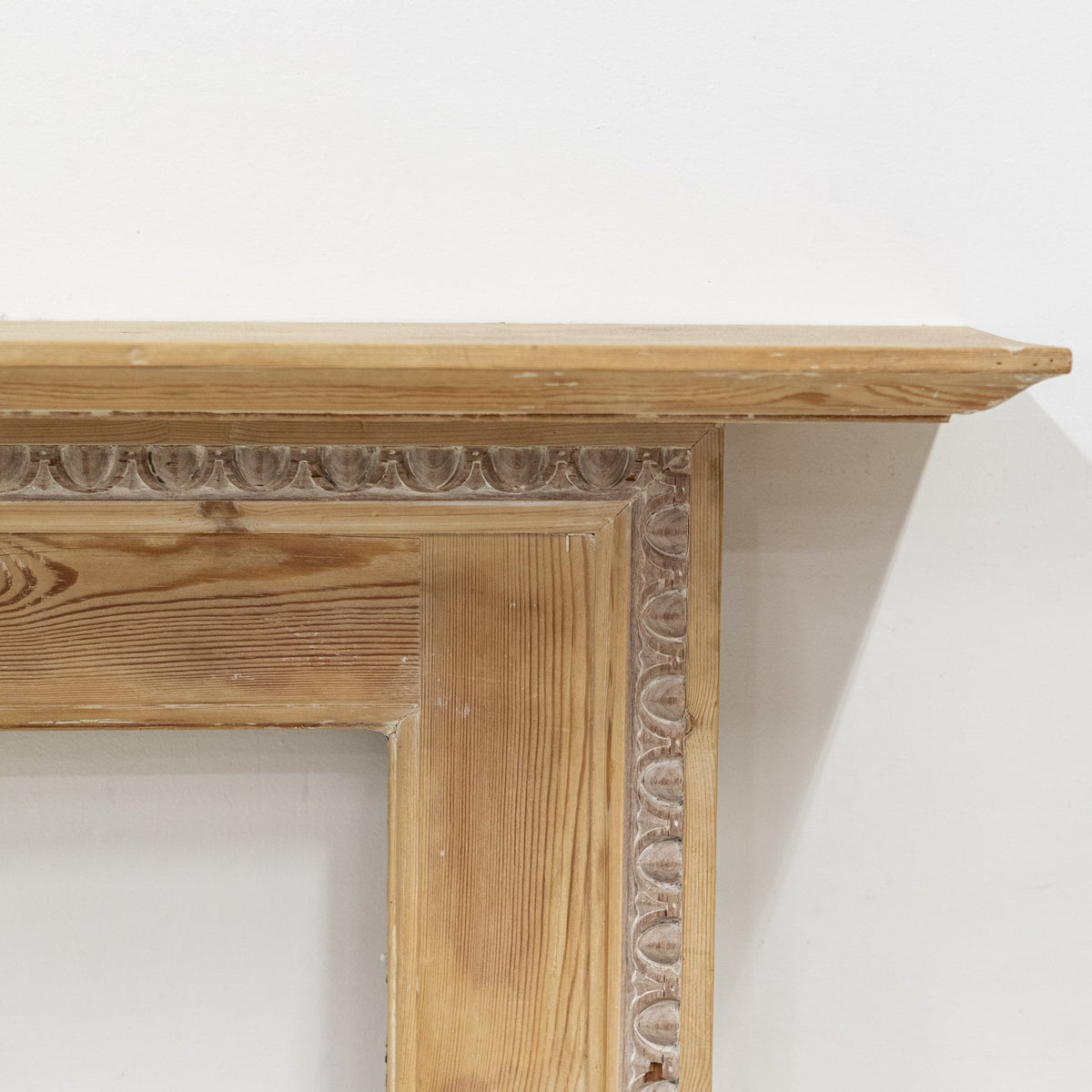 Antique Georgian Pine Fireplace Surround with Gesso Details | The Architectural Forum