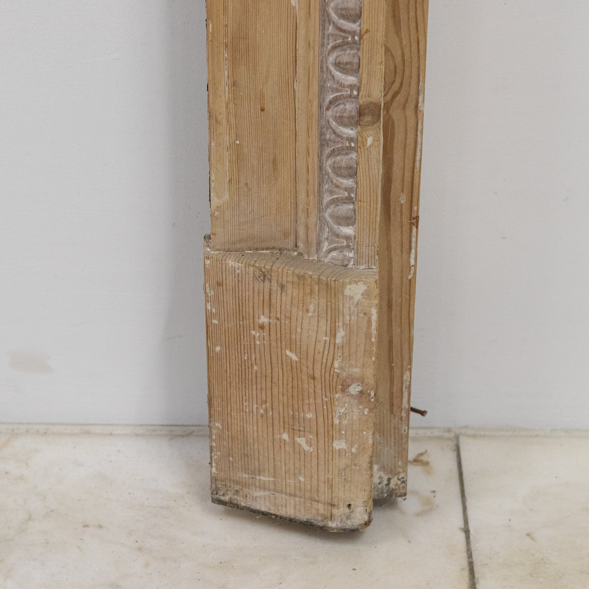 Antique Georgian Pine Fireplace Surround with Gesso Details | The Architectural Forum
