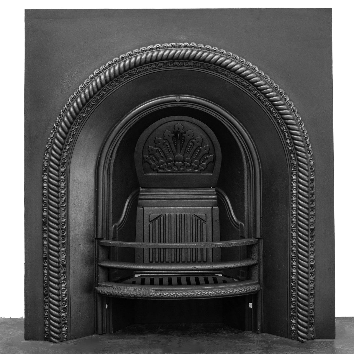 Antique Victorian Cast Iron Arched Fireplace Insert | The Architectural Forum