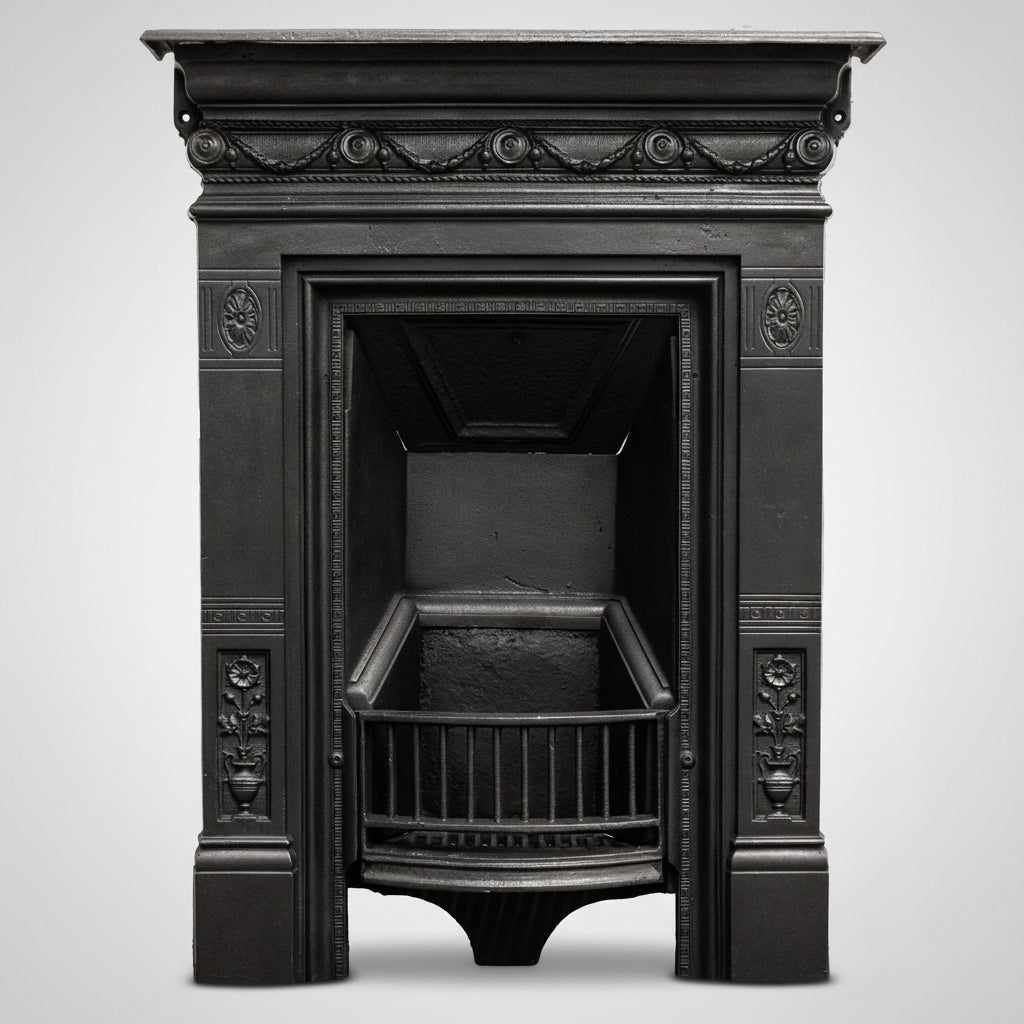 Antique Cast Iron Combination Fireplace | The Architectural Forum