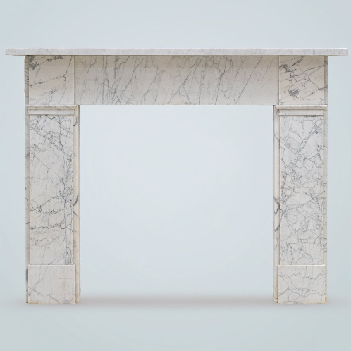 Antique Carrara Marble Late Georgian Fireplace Surround | The Architectural Forum