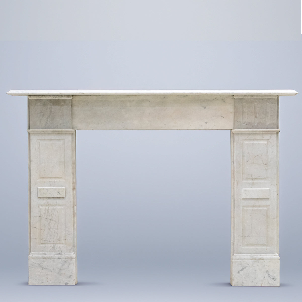 Antique Carrara Marble Fireplace Surround | The Architectural Forum