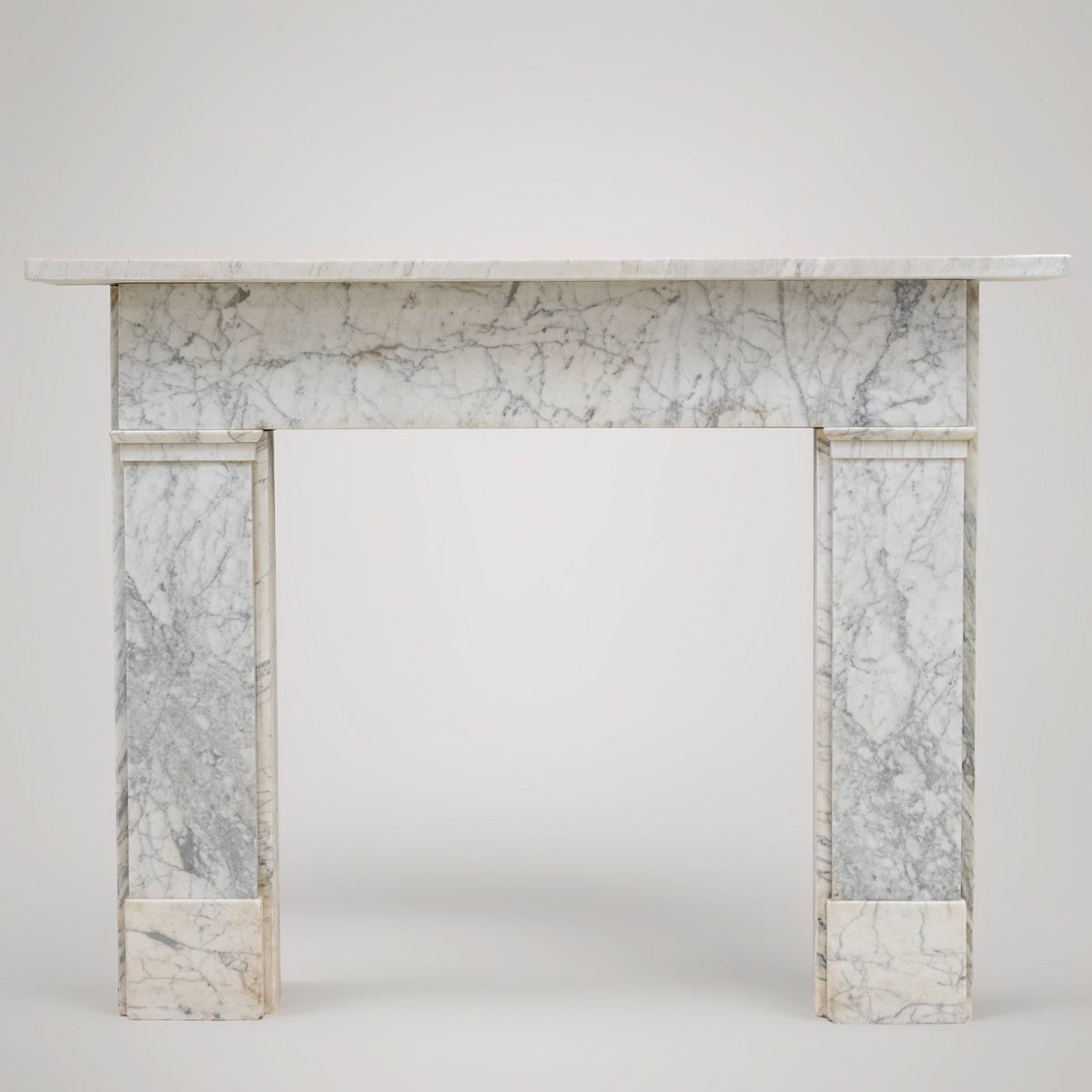 Antique Carrara Marble Late Georgian Fireplace Surround | The Architectural Forum
