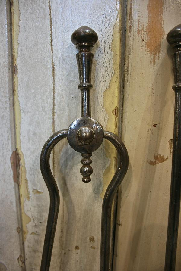 Antique Cast Iron Fire Iron Set | The Architectural Forum