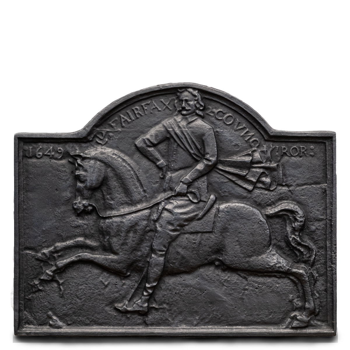 Reclaimed Carron Foundry Cast Iron Fireback (2 Available) | The Architectural Forum