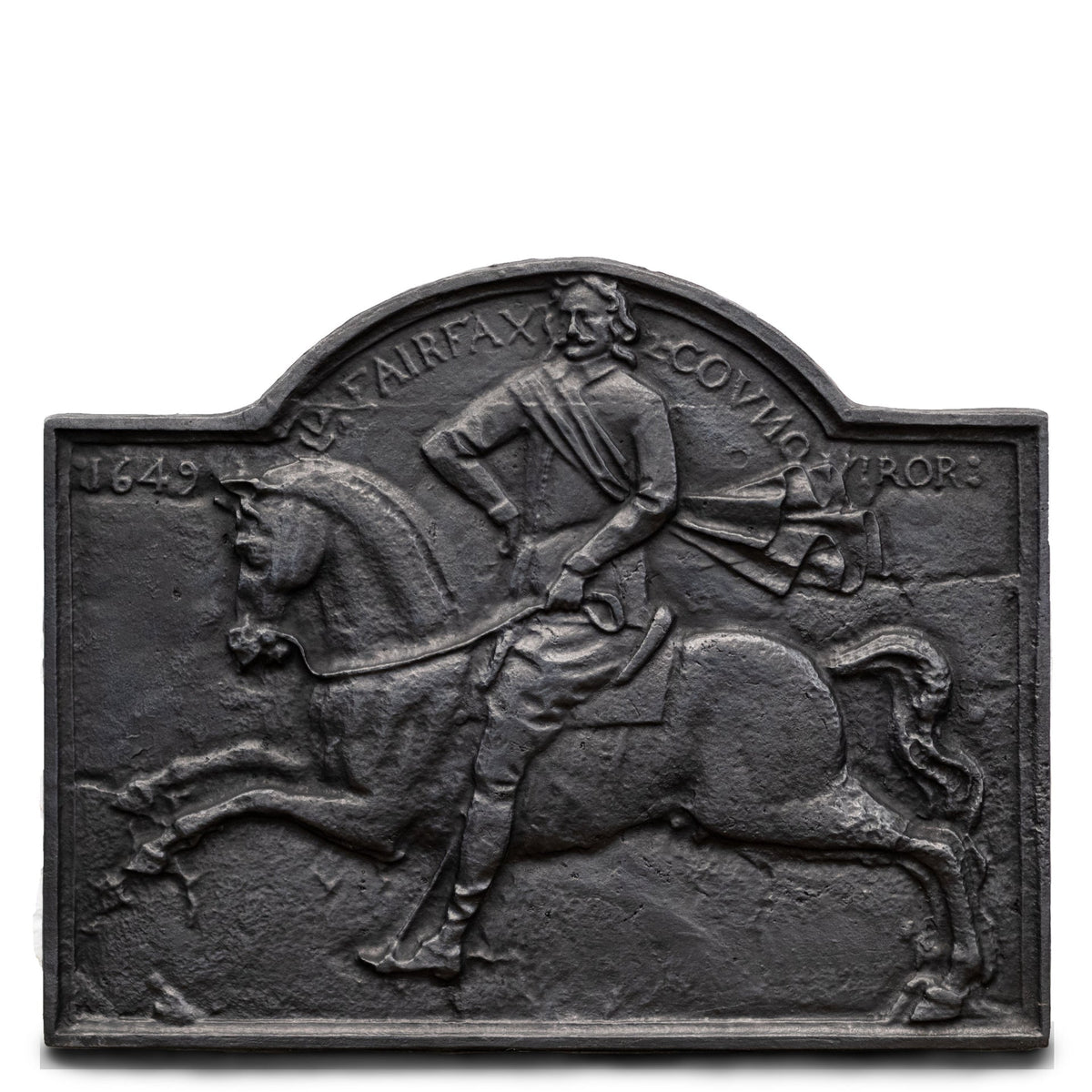 Reclaimed Carron Foundry Cast Iron Fireback (2 Available) | The Architectural Forum