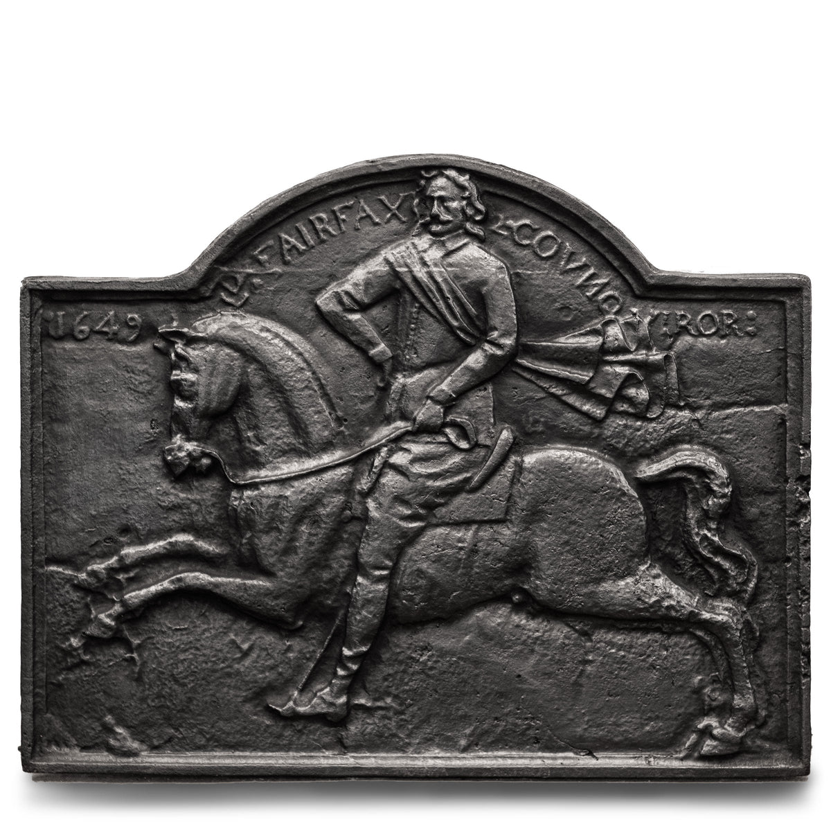 Reclaimed Carron Foundry Cast Iron Fireback (2 Available) | The Architectural Forum