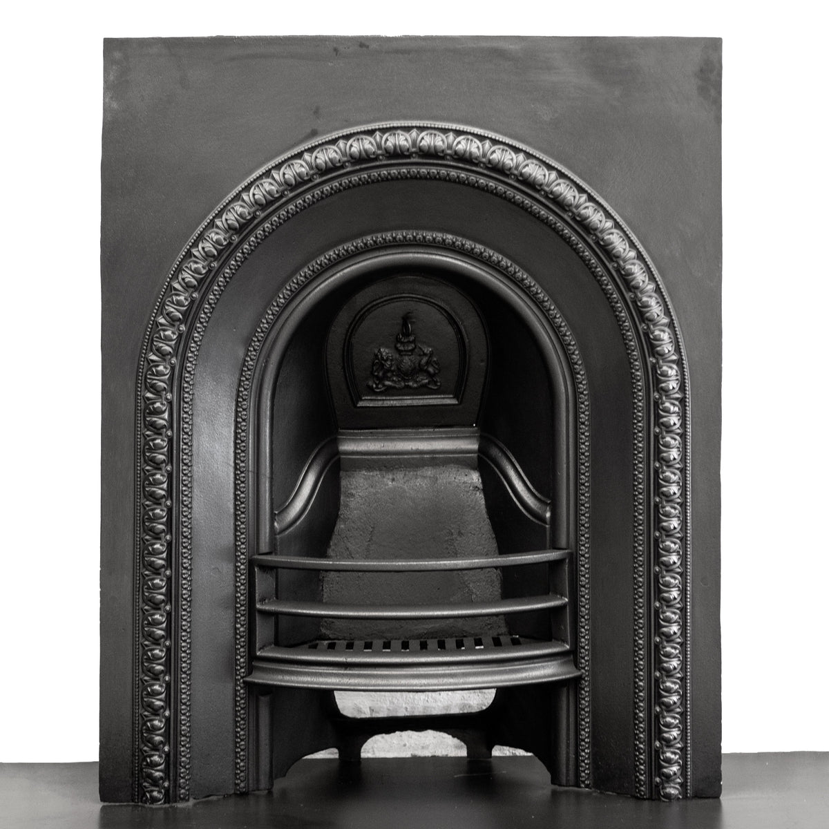 Antique Cast Iron Arched Fireplace Insert | The Architectural Forum