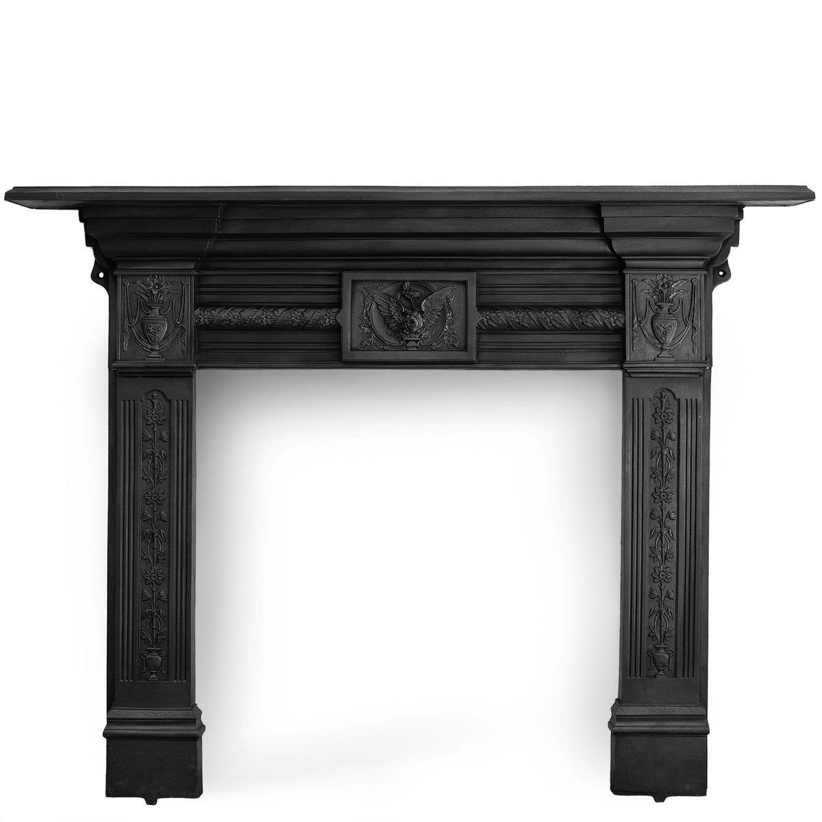 Rare Antique Victorian Cast Iron Fireplace Surround | The Architectural Forum