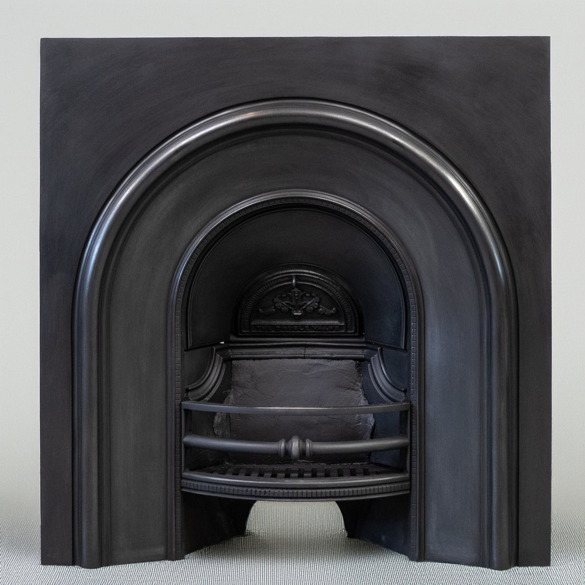 Antique Cast Iron Arched Fireplace Insert