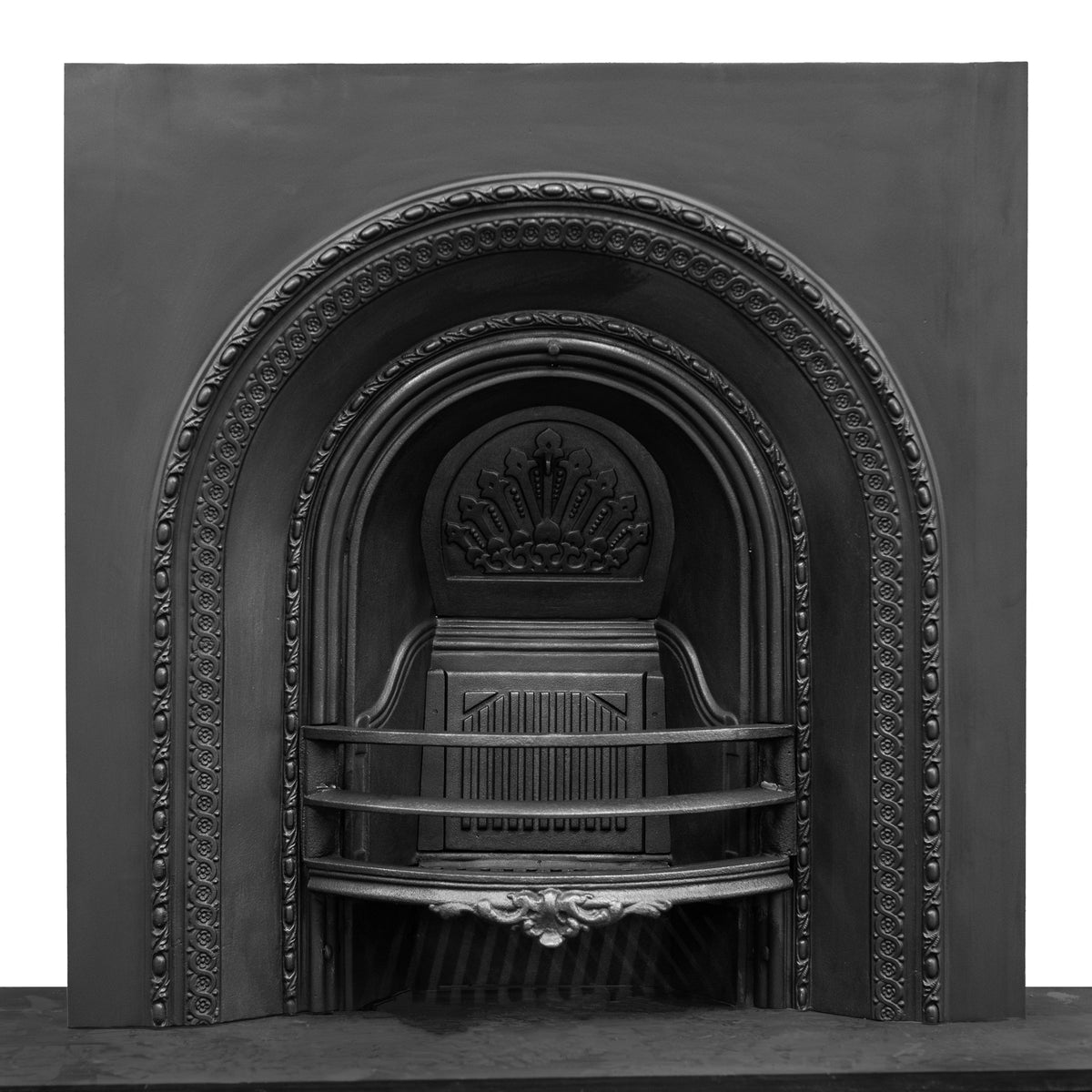 Antique Victorian Cast Iron Arched Fireplace Insert | The Architectural Forum