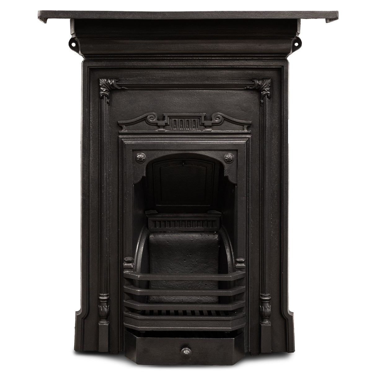 Antique Cast Iron Combination Fireplace | The Architectural Forum