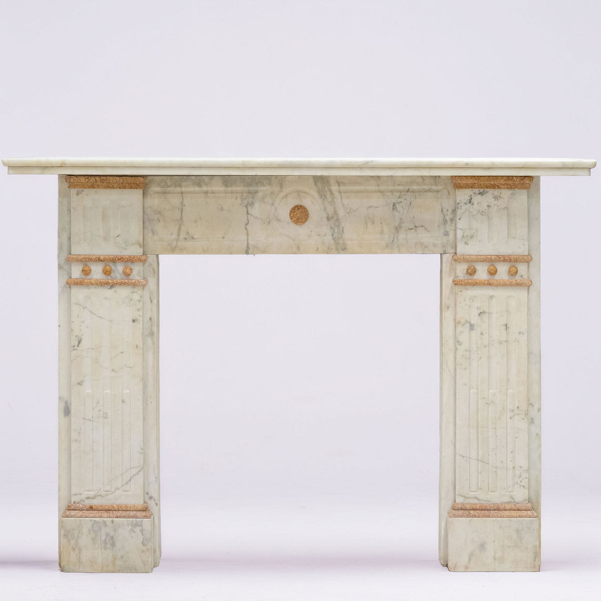 Antique Edwardian Marble Chimneypiece