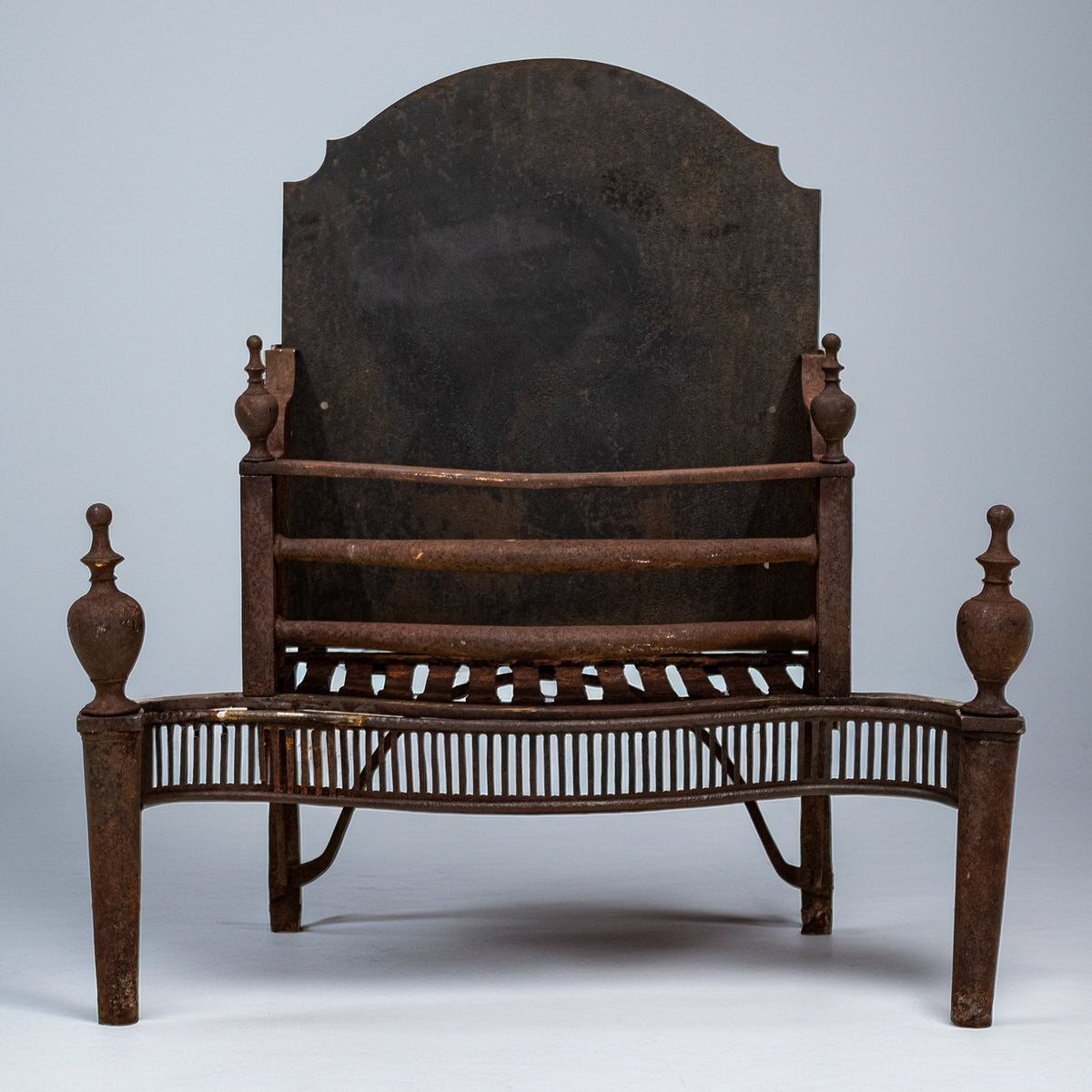 Antique Georgian Fire Basket | 18th Century Adam's Style Fire Grate | The Architectural Forum