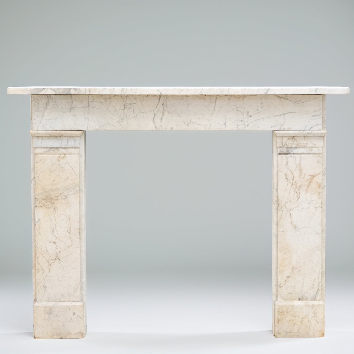 Antique Late Georgian Carrara Marble Fireplace Surround | The Architectural Forum