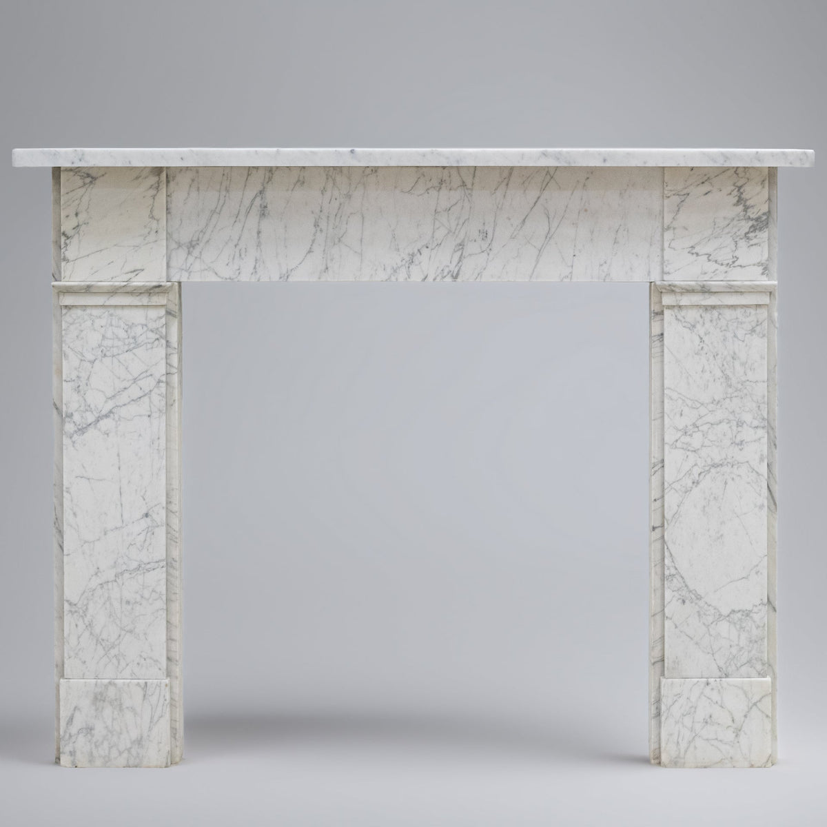 Antique Carrara Marble Late Georgian Fireplace Surround | The Architectural Forum
