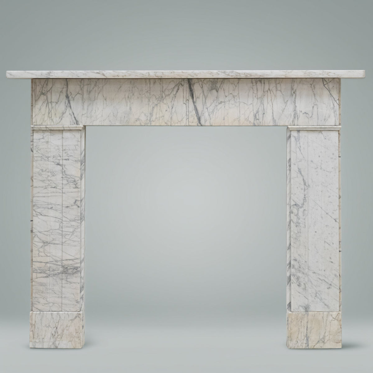 Antique Carrara Marble Late Georgian Fireplace Surround | The Architectural Forum