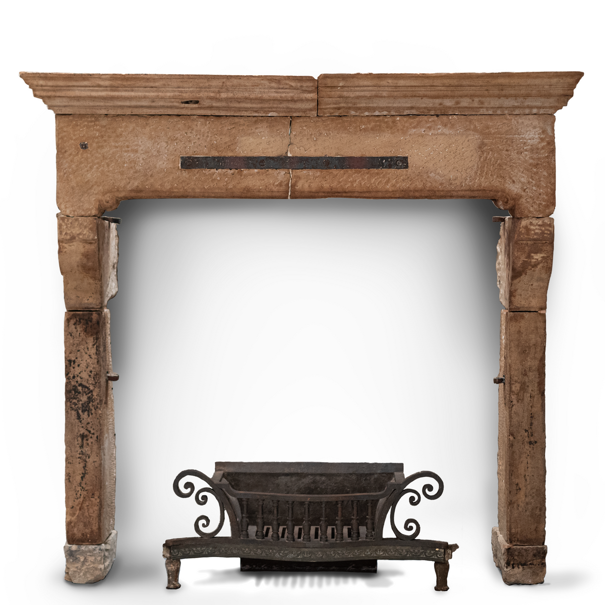 Impressive Antique 18th Century English Stone Chimneypiece | The Architectural Forum