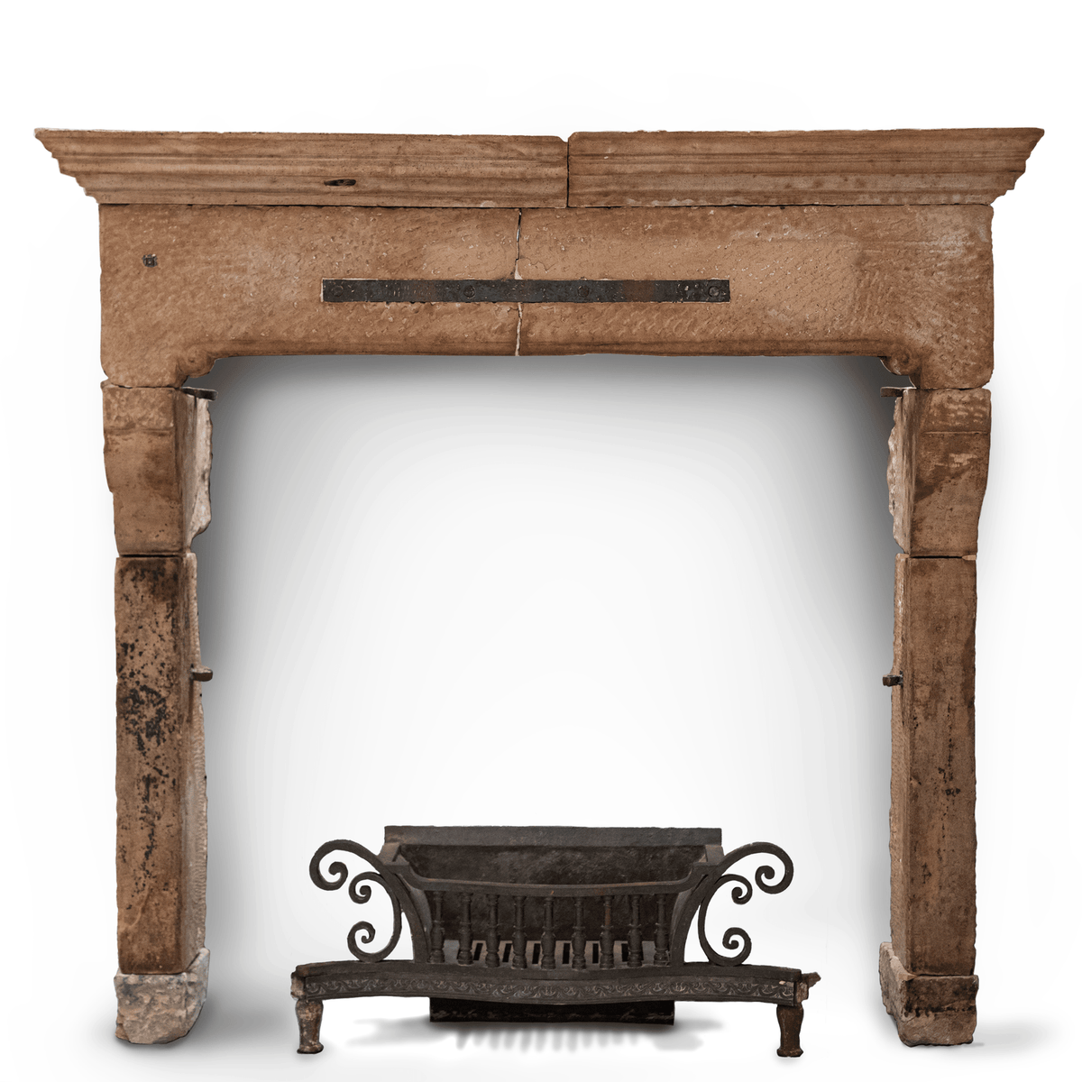 Impressive Antique 18th Century English Stone Chimneypiece | The Architectural Forum