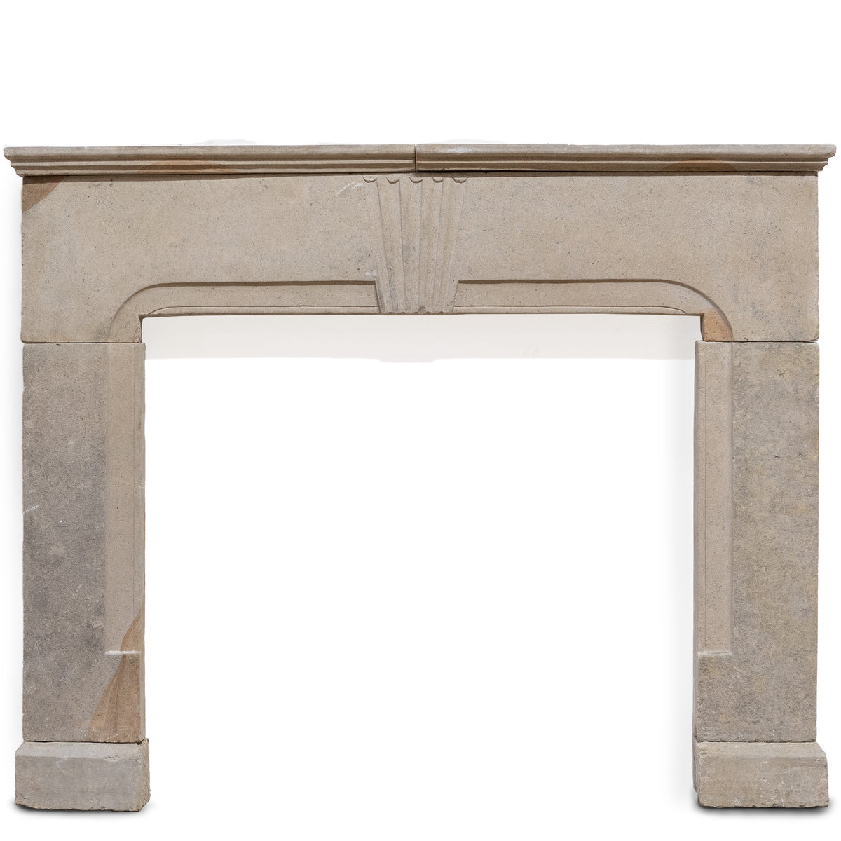 Rare Antique Queen Anne Stone Fireplace Surround | The Architectural Forum