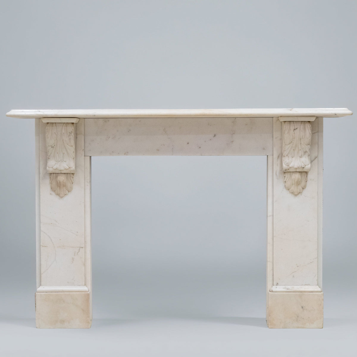 Antique Victorian Marble Surround with Ornate Carved Corbels | The Architectural Forum