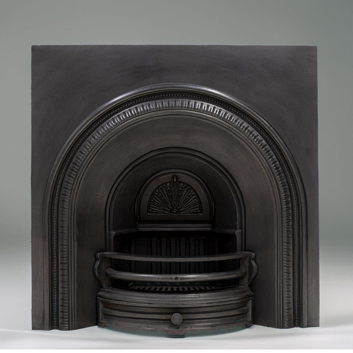 Antique Cast Iron Arched Fireplace Insert | The Architectural Forum