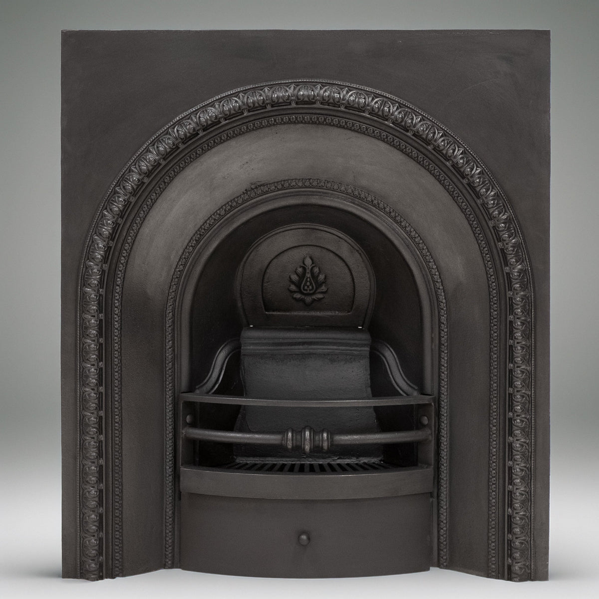 Antique Cast Iron Arched Fireplace Insert | The Architectural Forum