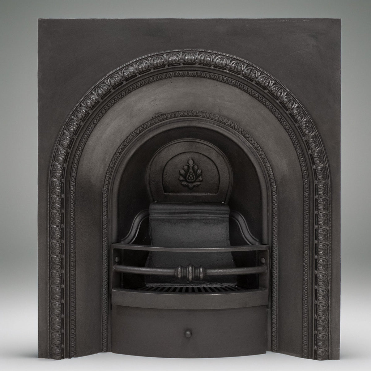 Antique Cast Iron Arched Fireplace Insert | The Architectural Forum