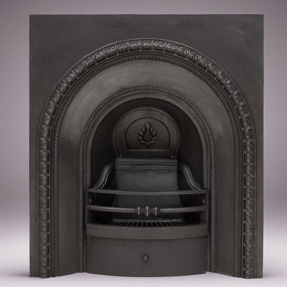 Antique Cast Iron Arched Fireplace Insert | The Architectural Forum